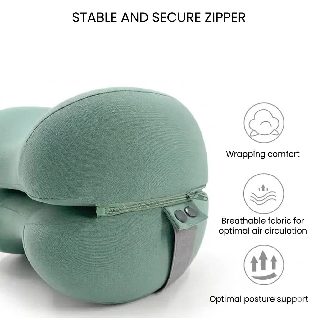 Knee and Leg Support Pillow with Contoured Design