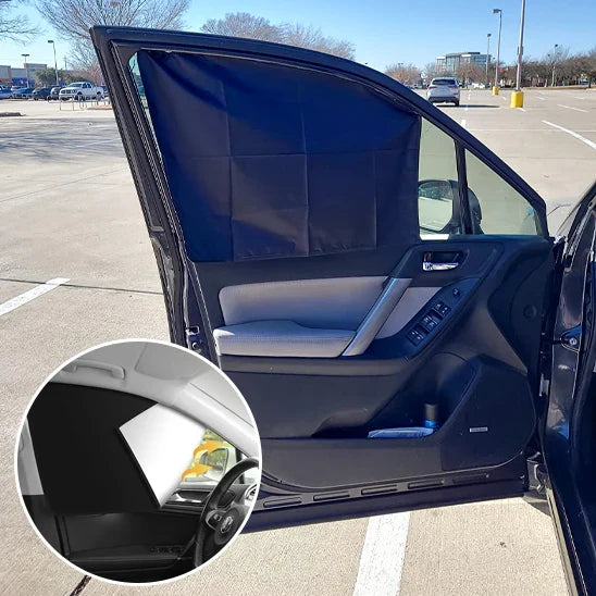 UV Protection Magnetic Sun Shade for Car Side Windows - Privacy Curtain