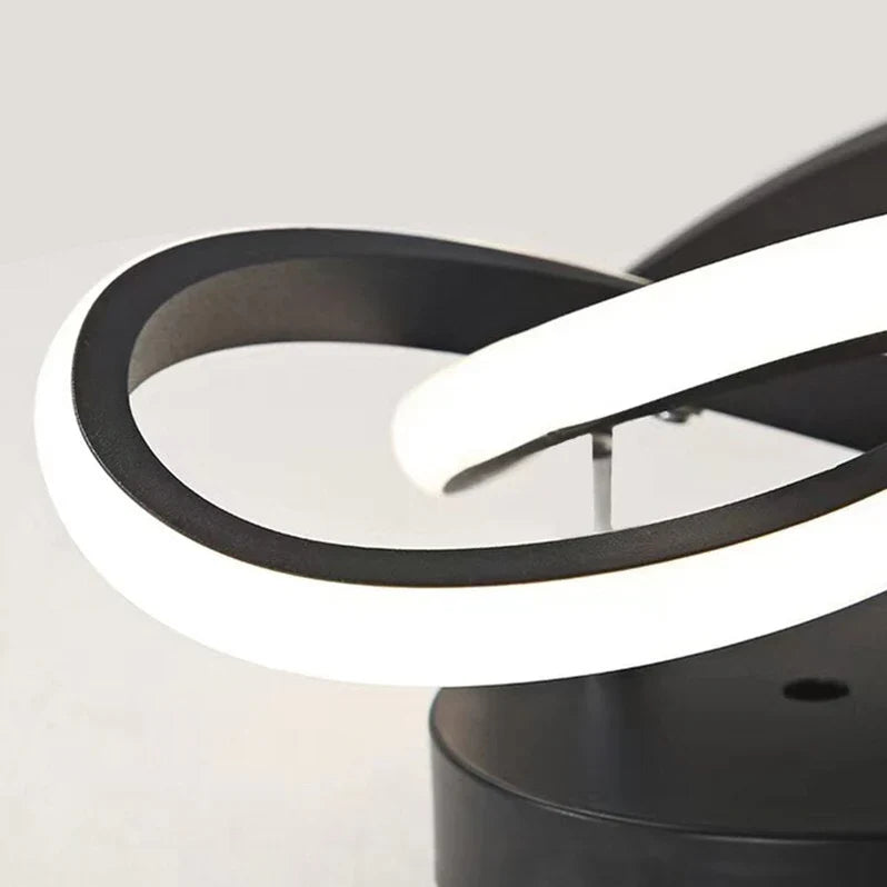 Contemporary Metal Ceiling Light with Adjustable LED Design