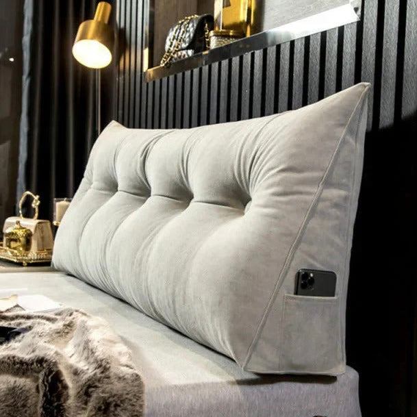 Ergonomic Bed Cushion Pillow for Back Support and Comfort