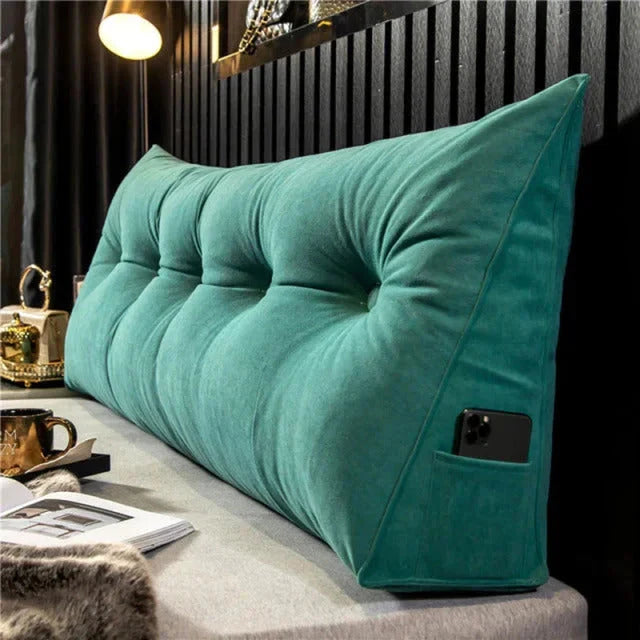 Ergonomic Bed Cushion Pillow for Back Support and Comfort