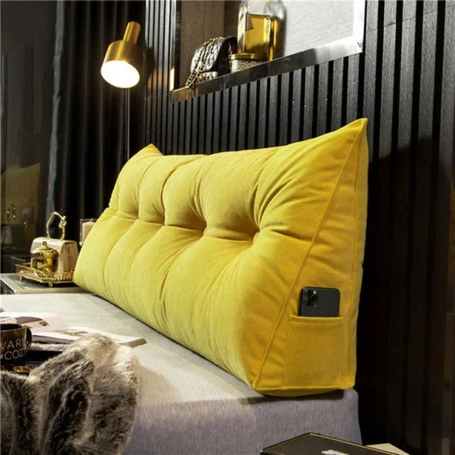 Ergonomic Bed Cushion Pillow for Back Support and Comfort