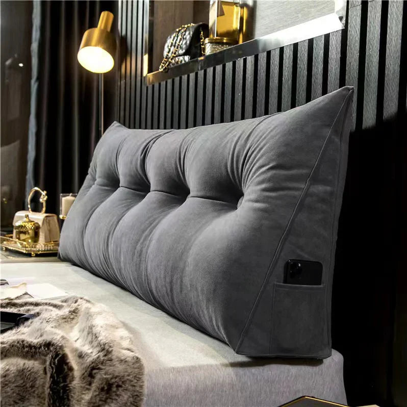 Ergonomic Bed Cushion Pillow for Back Support and Comfort