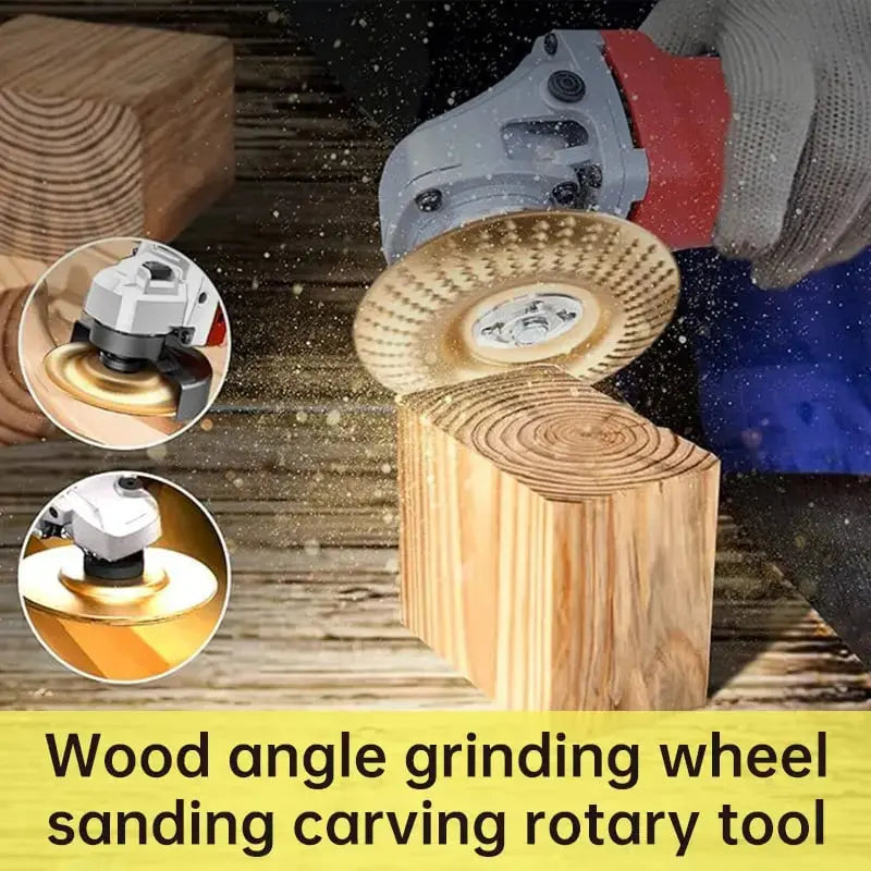 3-Piece Professional Grinding Wheel Set for Woodworking - Industrial Grade