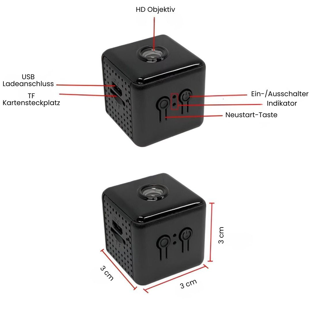 Indoor Camera with Night Vision and Motion Detection