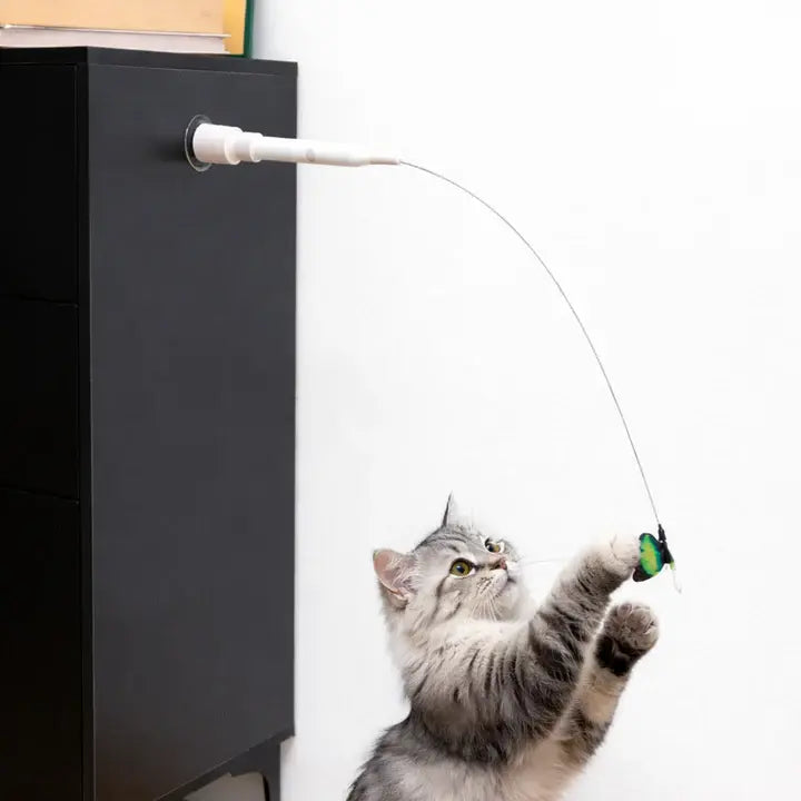 Engaging Butterfly Cat Plaything – Stimulate Hunting Drive & Encourage Activity