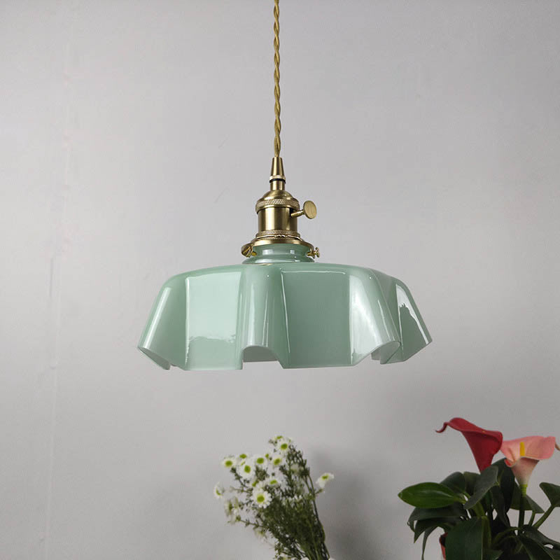 Charming Blossom Glass Pendant Lamp – Classic Fixture for Dining Areas