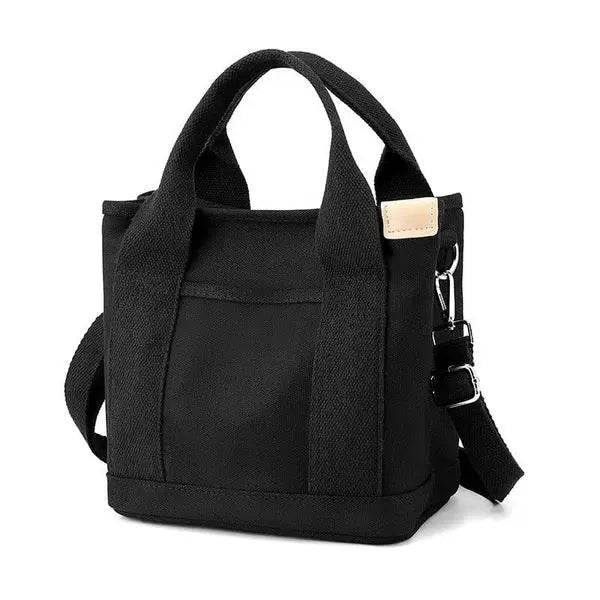 Minimalist Canvas Tote with Pockets – Available in Two Sizes