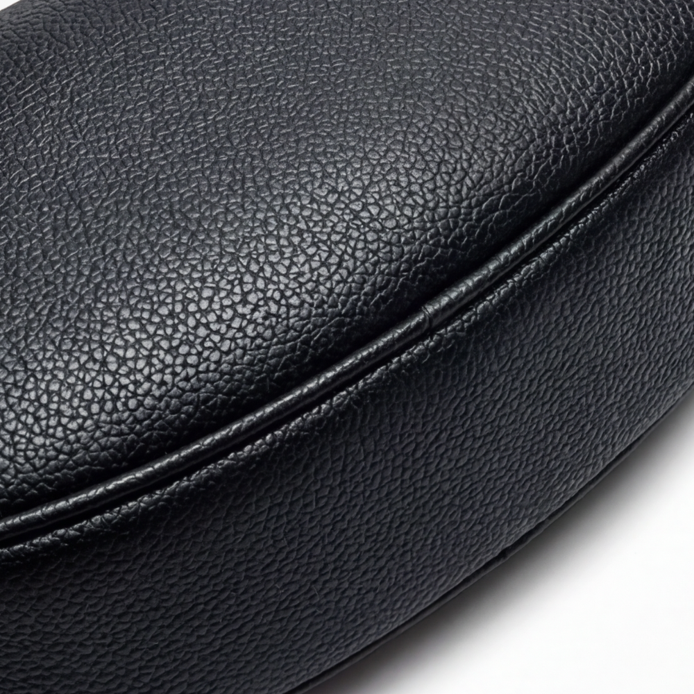 Shoulder Bag in Half-Moon Shape with Versatile 3-Way Strap