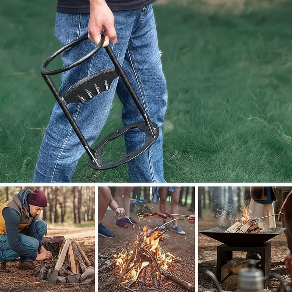 Firewood Pro - Efficient Steel Log Splitter for Easy Kindling Prep