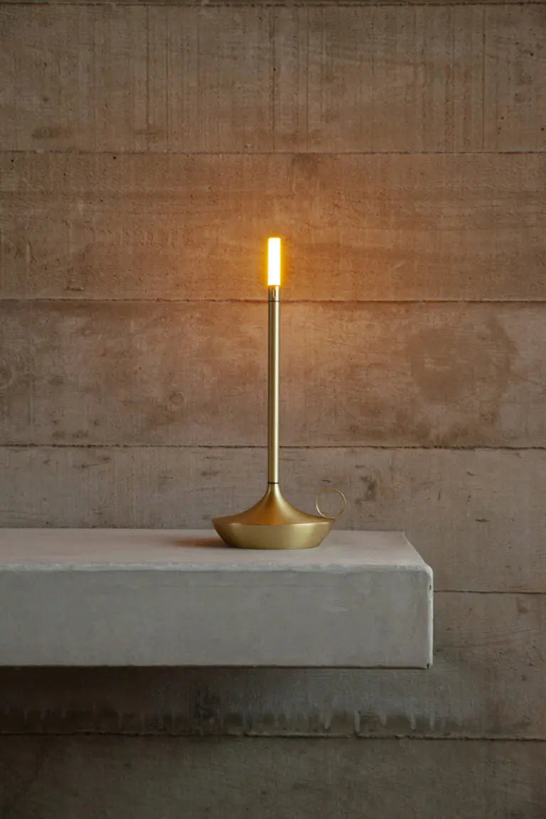 Rechargeable Table Lamp with Adjustable Brightness Feature