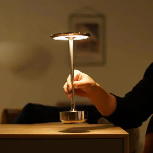Portable LED Desk Lamp with Adjustable Brightness – Soft Warm Glow