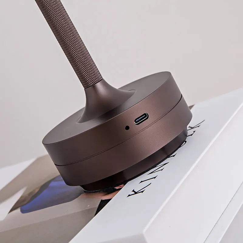 Wireless Dimmable LED Desk Lamp – Aluminum Build, USB-C, IP44 Rated