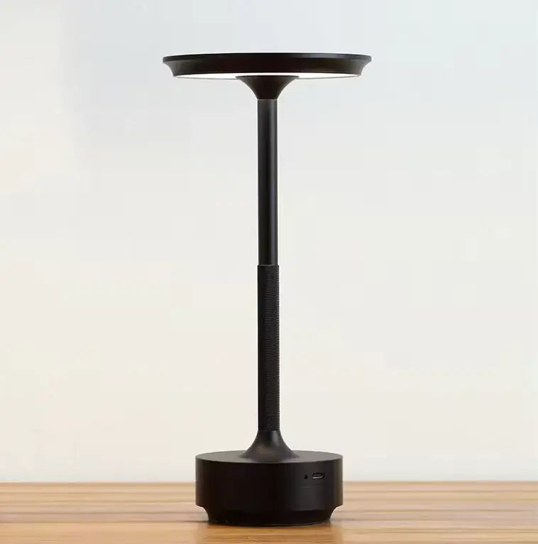 Wireless Dimmable LED Desk Lamp – Aluminum Build, USB-C, IP44 Rated
