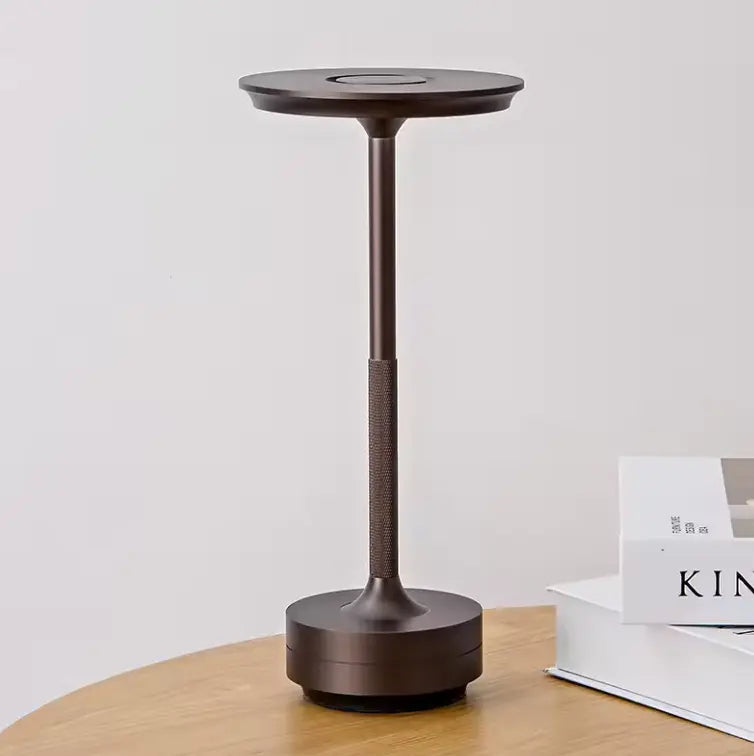 Wireless Dimmable LED Desk Lamp – Aluminum Build, USB-C, IP44 Rated