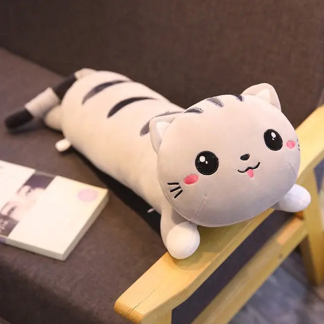 Cozy Plush Cat Pillow – Soft for Head or Body, Multiple Sizes Available