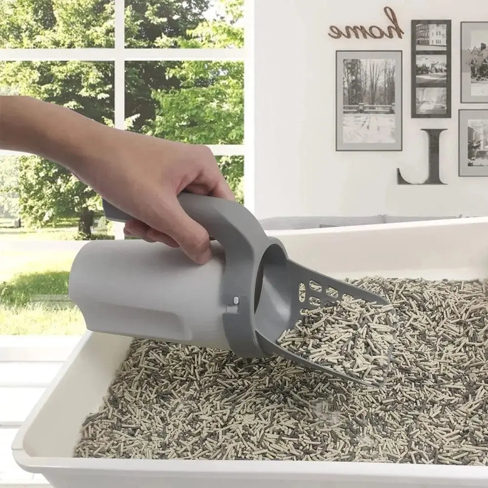Litter Scoop Kit for Cats with Waste Disposal Bags – Sanitary Cleaning