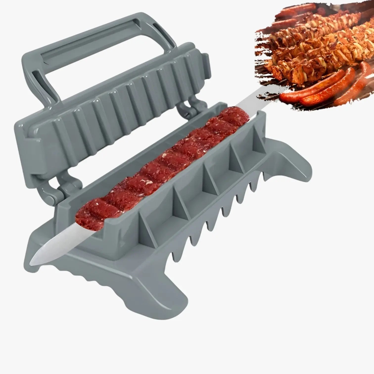 Grill Kebab Skewer Maker – Quickly Prepare Even Skewers