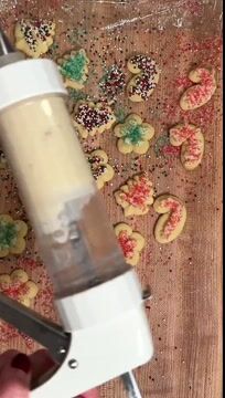 Aluminum Cookie Press for Spritz Cookies and Decorating