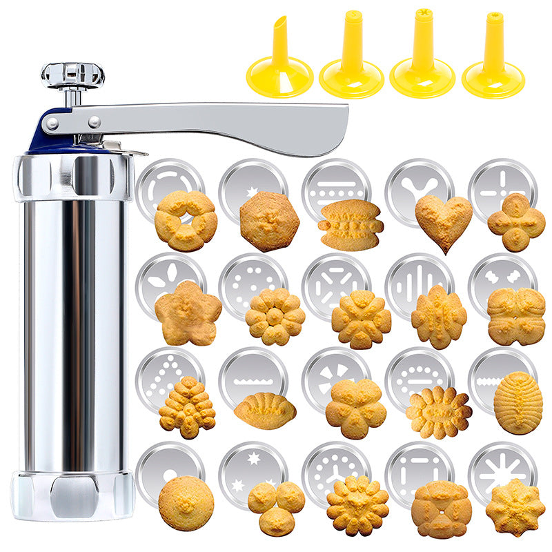Aluminum Cookie Press for Spritz Cookies and Decorating