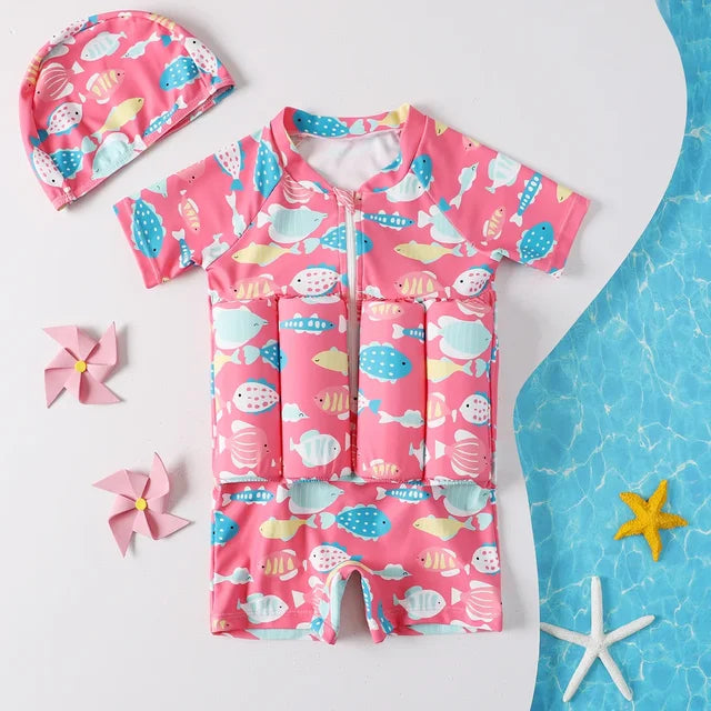 Adjustable Swim Jacket for Kids – Buoyancy Vest for Pool and Beach Learning