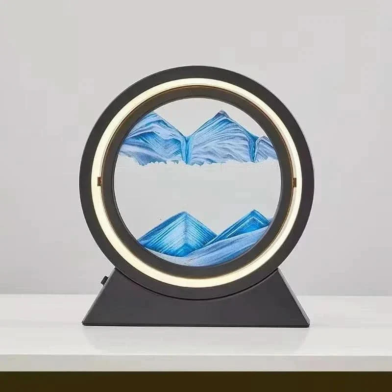 Dynamic Hourglass Lamp with Quicksand – Home Decorative Lighting