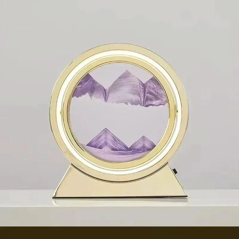 Dynamic Hourglass Lamp with Quicksand – Home Decorative Lighting