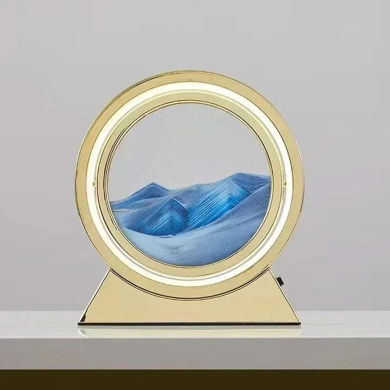 Dynamic Hourglass Lamp with Quicksand – Home Decorative Lighting