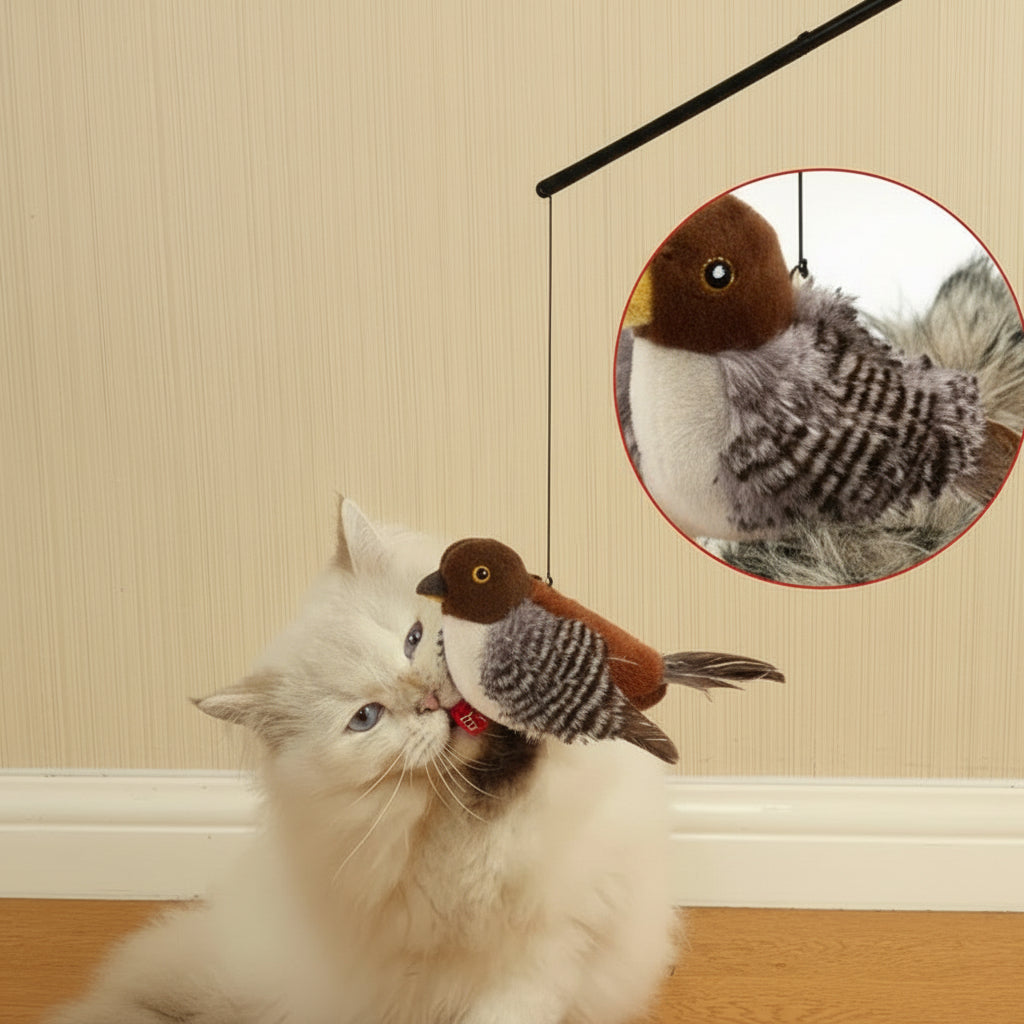 FeatherPlay - Engaging Interactive Bird Toy for Cats