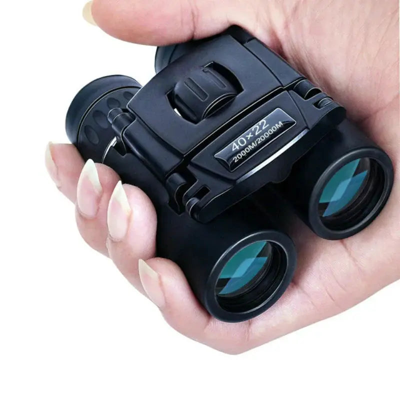 Compact 40x22 Folding Binoculars for Outdoor and Travel Use