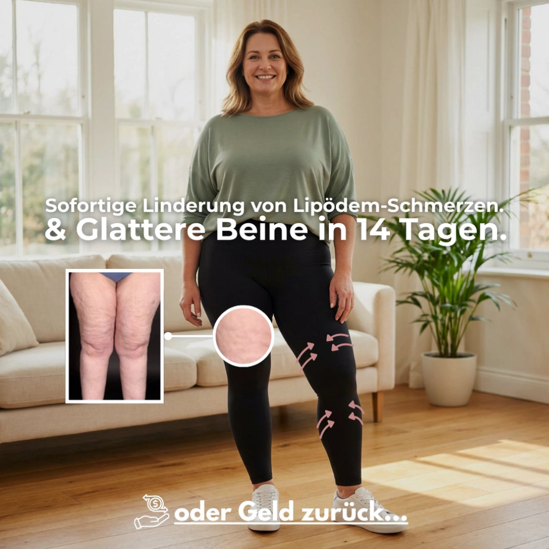 High-Waisted Compression Leggings for Lipoedema Pain Relief