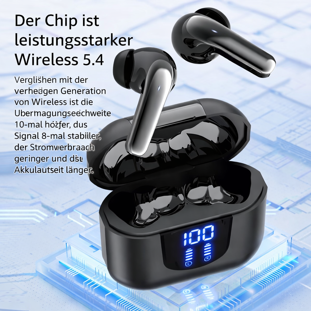 Wireless Earbuds with Long Battery Life and Clear Sound
