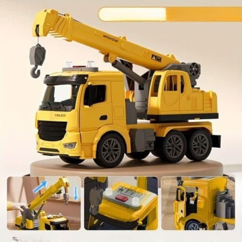 Exciting Construction Crane Truck with Lights and Sounds