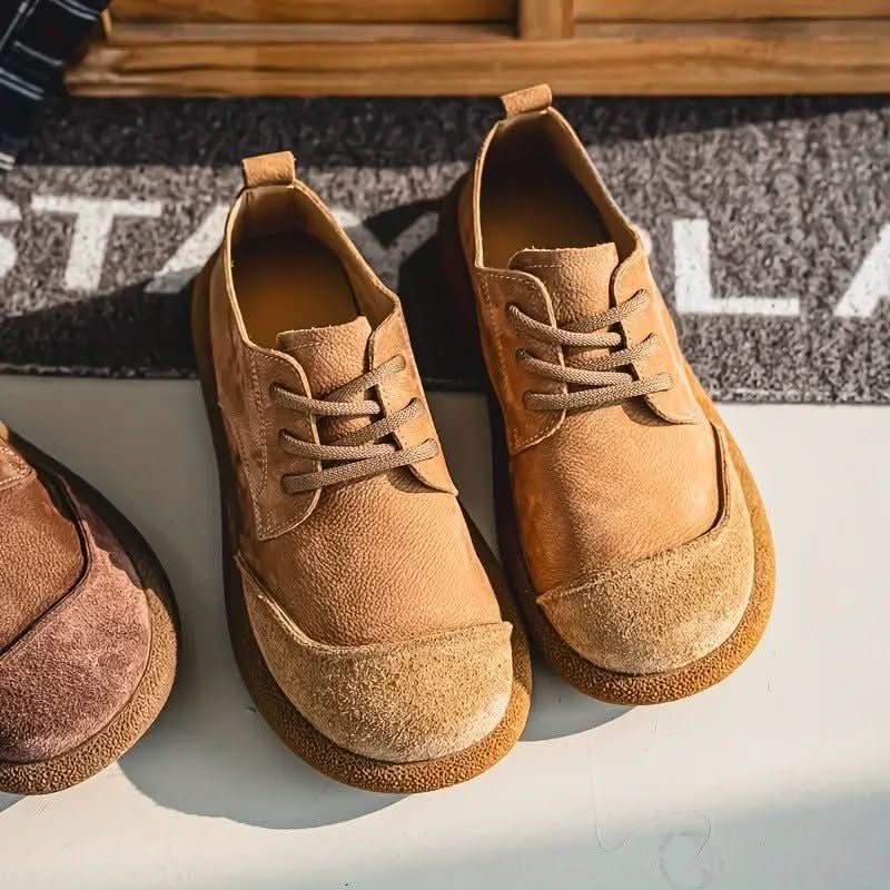 Genuine Cowhide Leather Orthopedic Footwear for All-Day Comfort