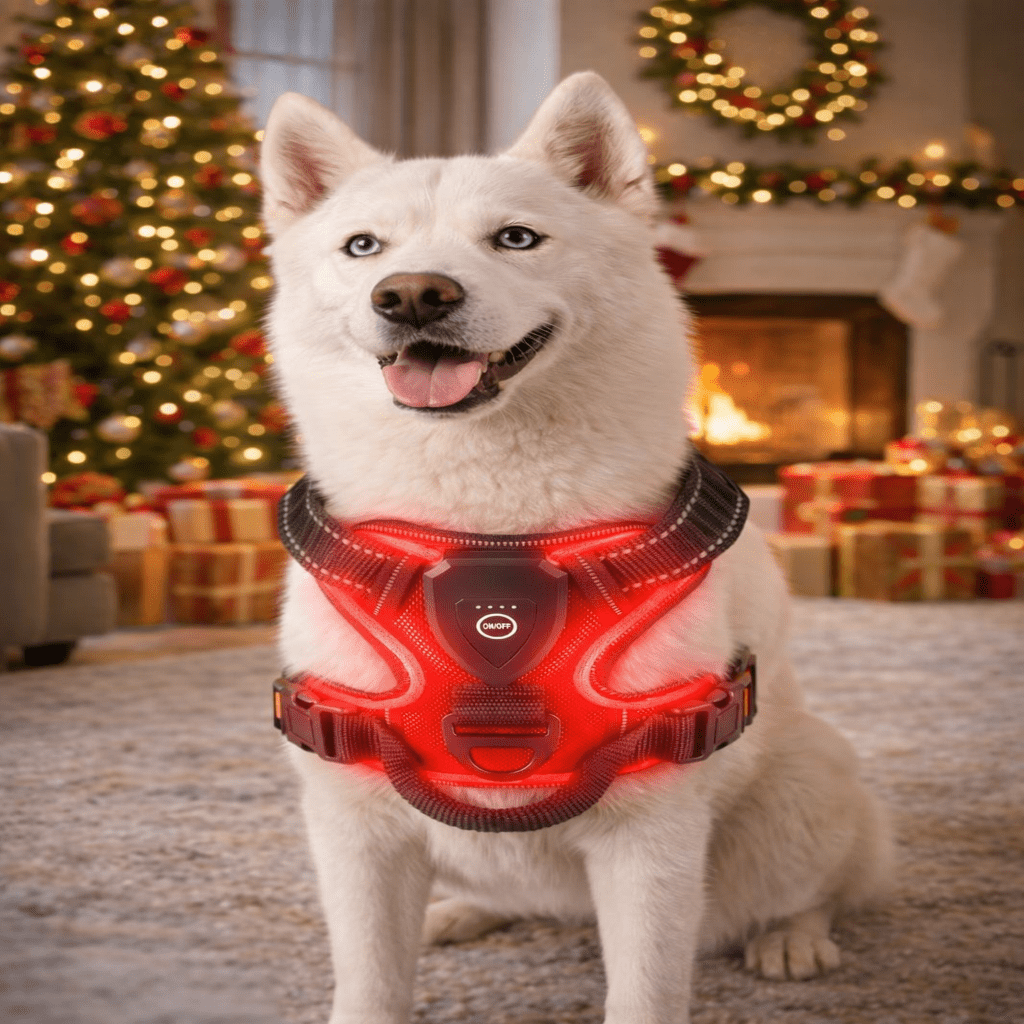 Adjustable No-Pull LED Dog Harness | Durable Oxford Fabric