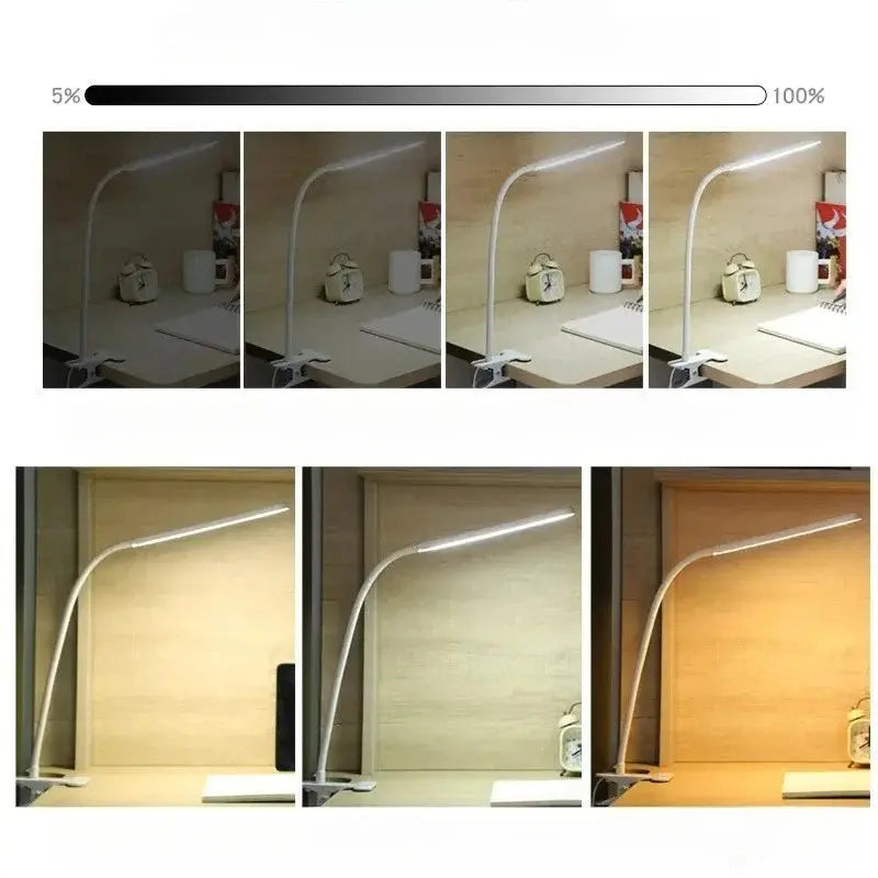 Gooseneck Clip Light with Dimming Feature – LED Design