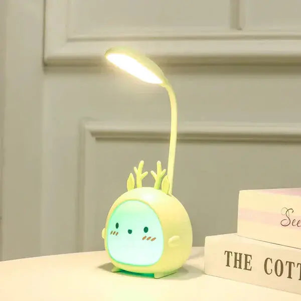 Cartoon Animal LED Desk Lamp – Adjustable Neck with Soft Lighting