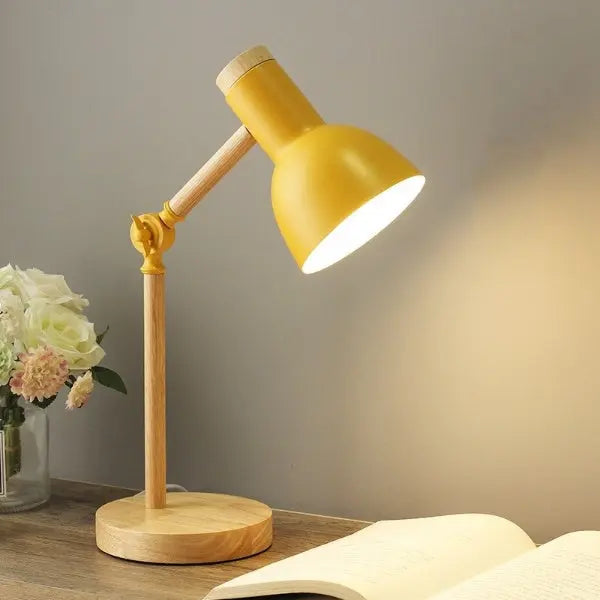 Wooden Accent LED Table Lamp