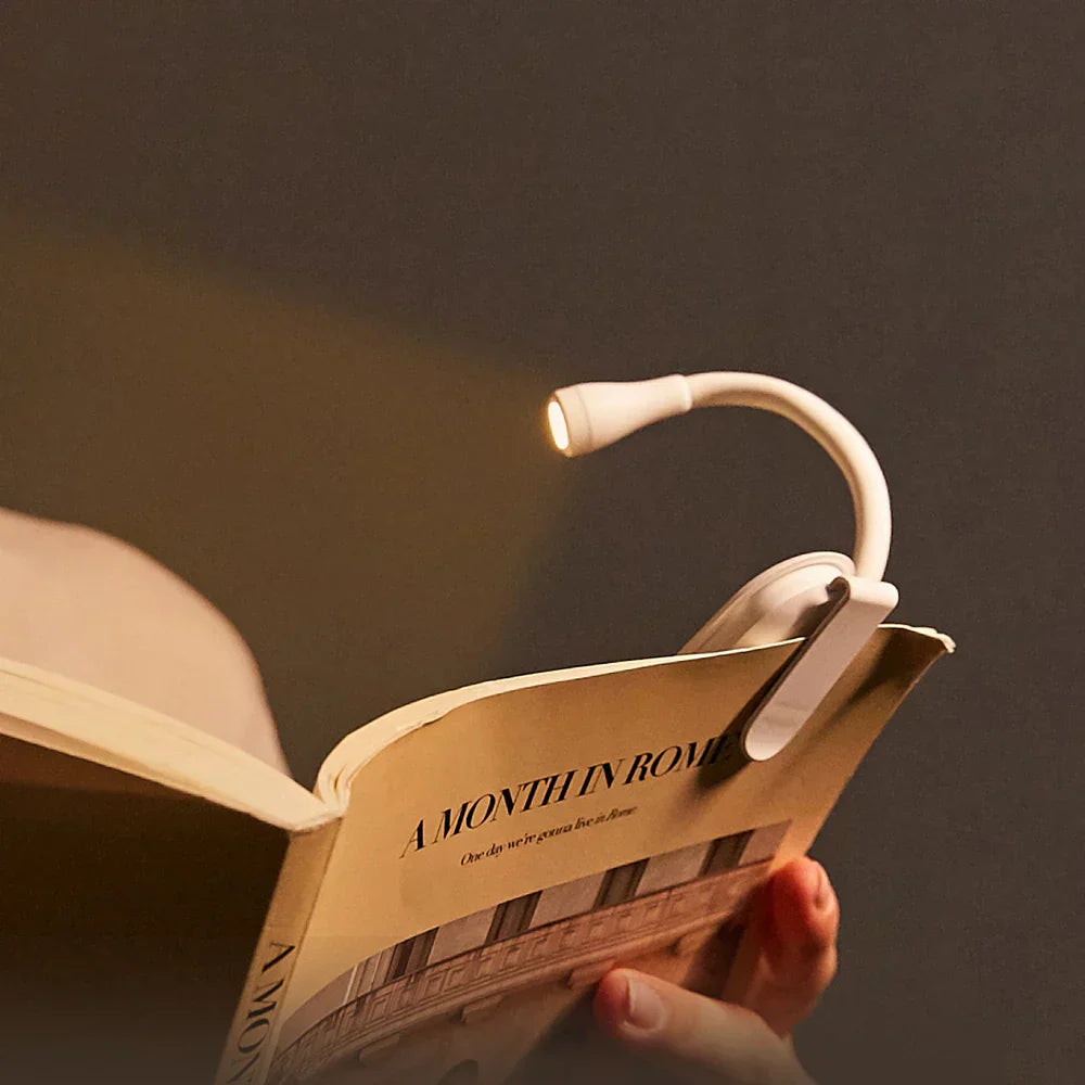 Versatile Clip-On LED Light with Flexible Arm and USB Charge
