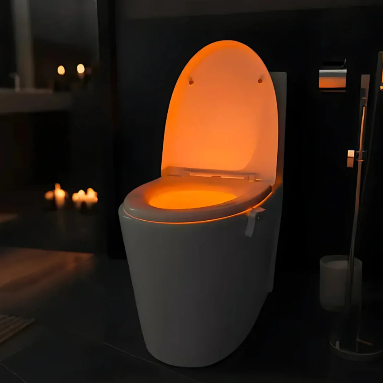 Illuminating Toilet Bowl Motion Light with Color Options