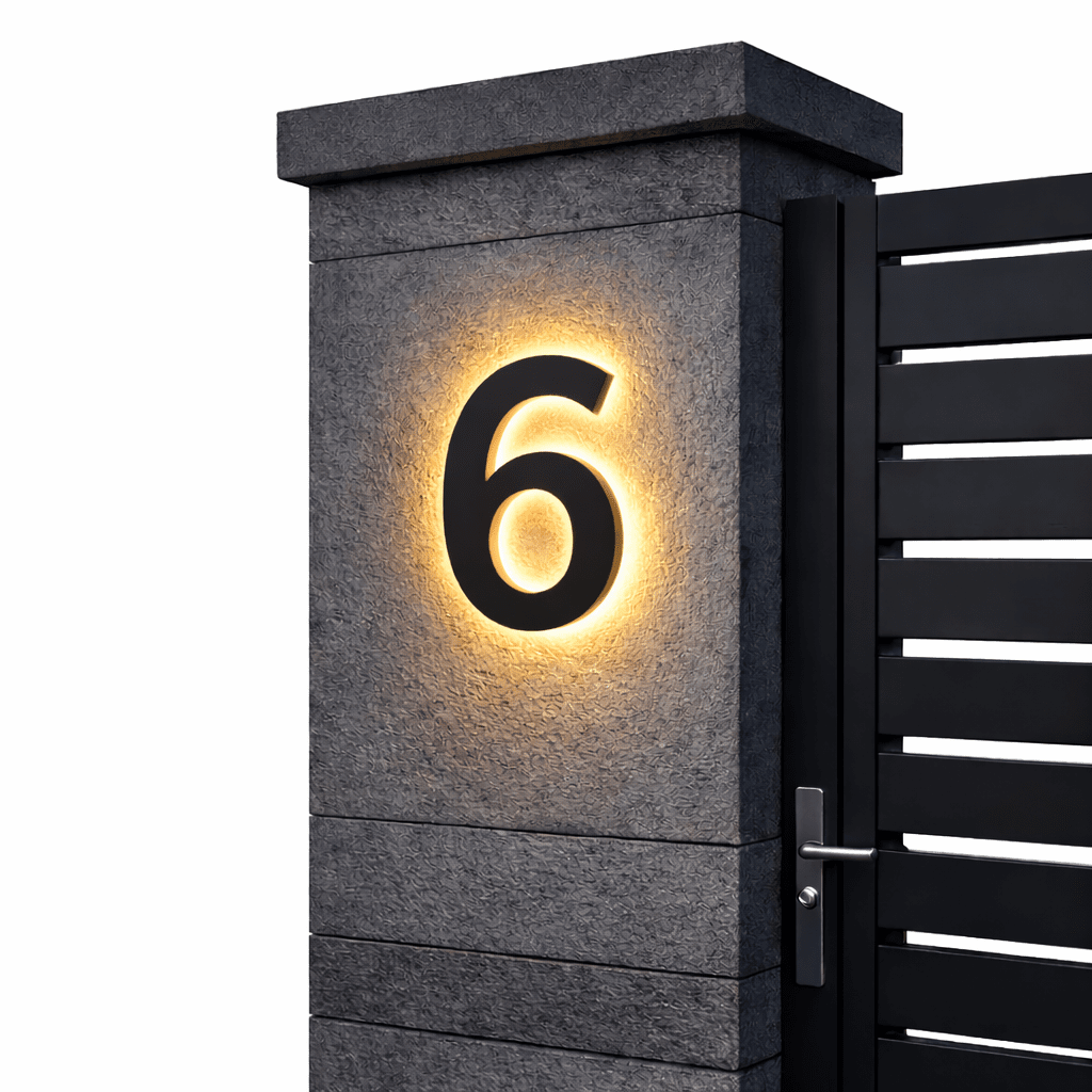 LUMINOUS NUMBER – Custom LED Address Signs for Stylish Homes