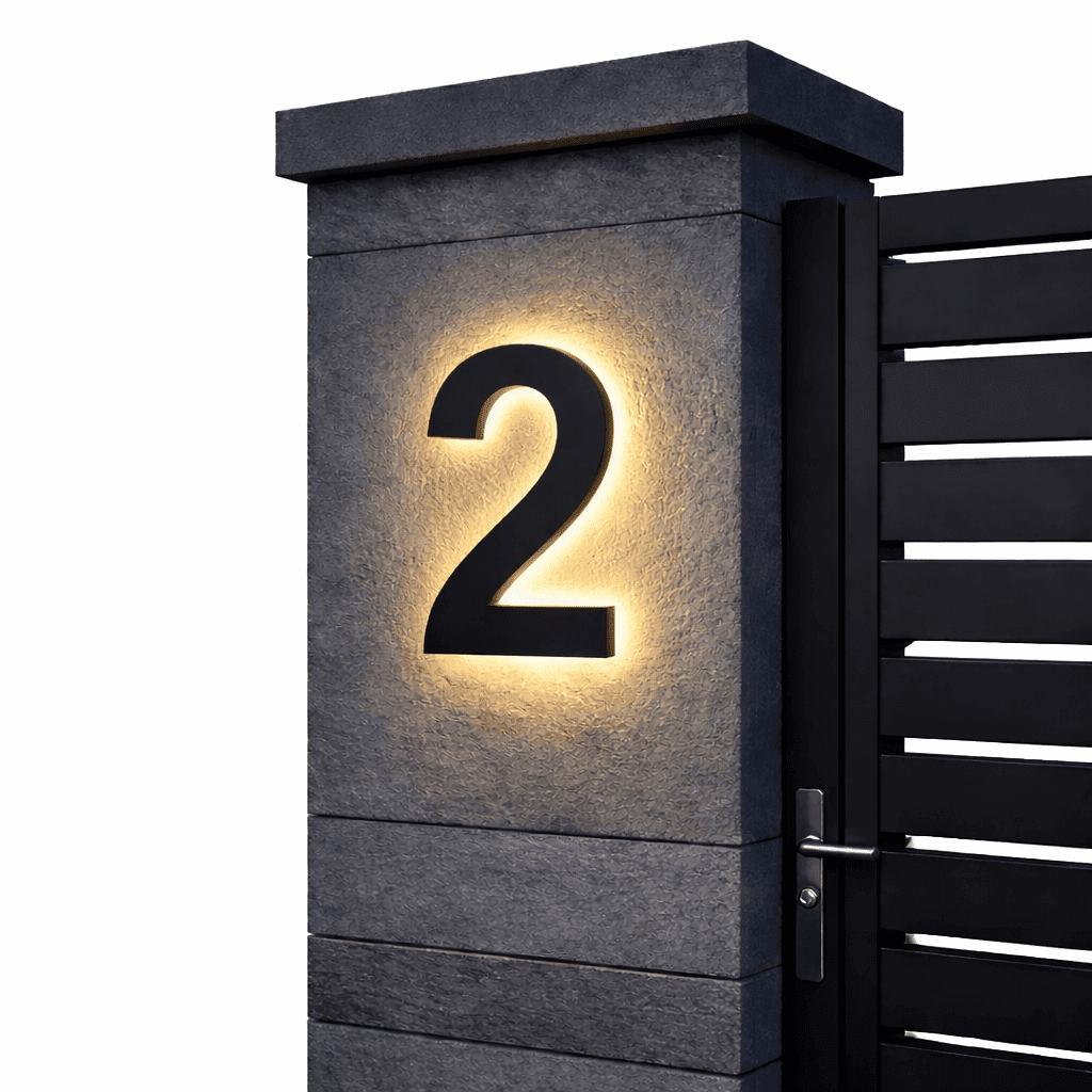 LUMINOUS NUMBER – Custom LED Address Signs for Stylish Homes