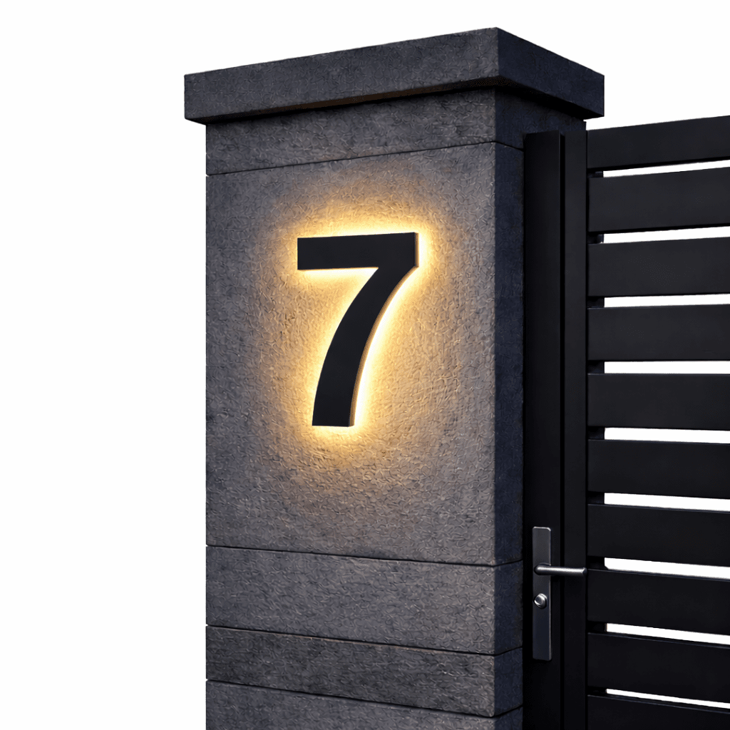 LUMINOUS NUMBER – Custom LED Address Signs for Stylish Homes