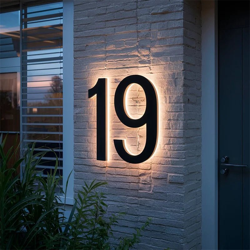 LUMINOUS NUMBER – Custom LED Address Signs for Stylish Homes