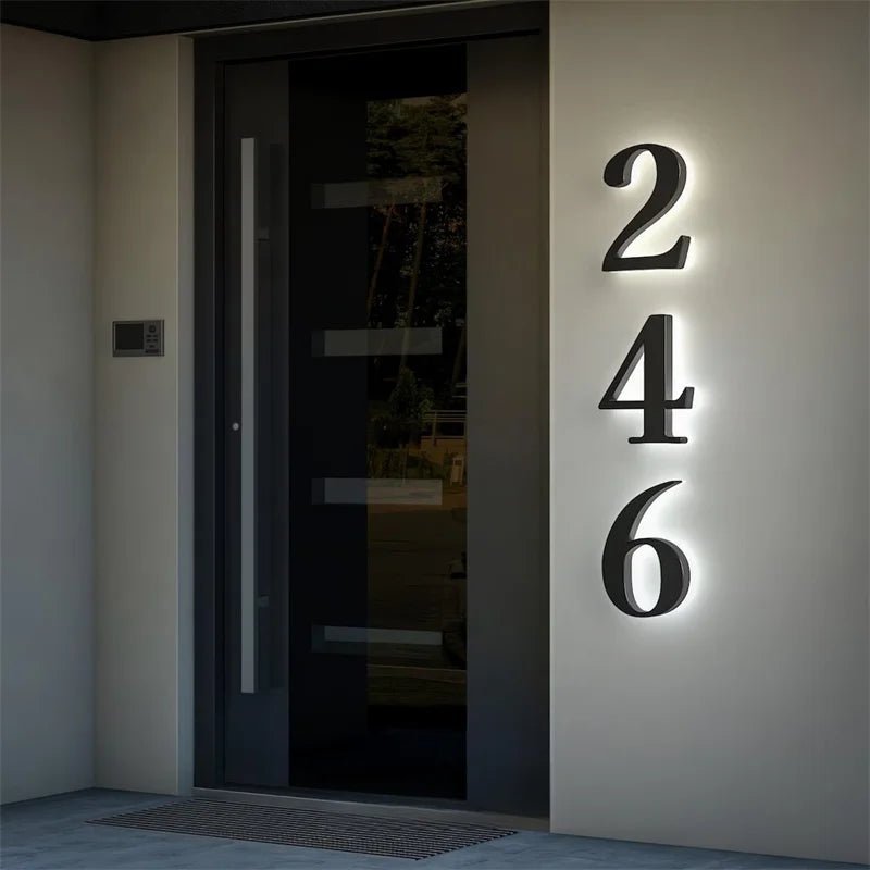 LUMINOUS NUMBER – Custom LED Address Signs for Stylish Homes