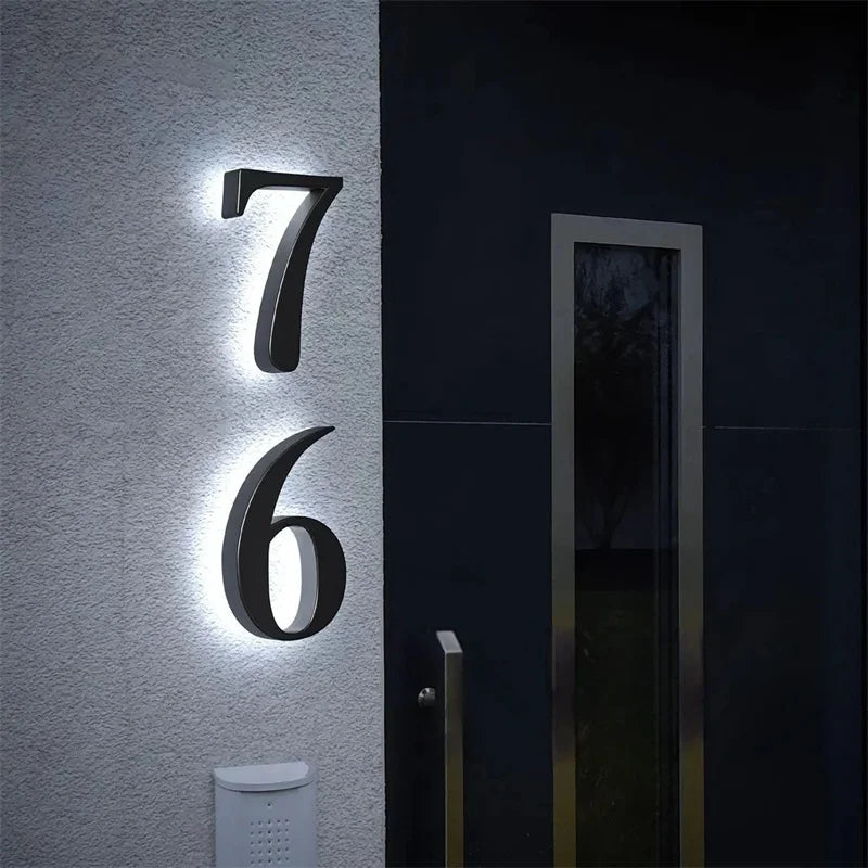 LUMINOUS NUMBER – Custom LED Address Signs for Stylish Homes