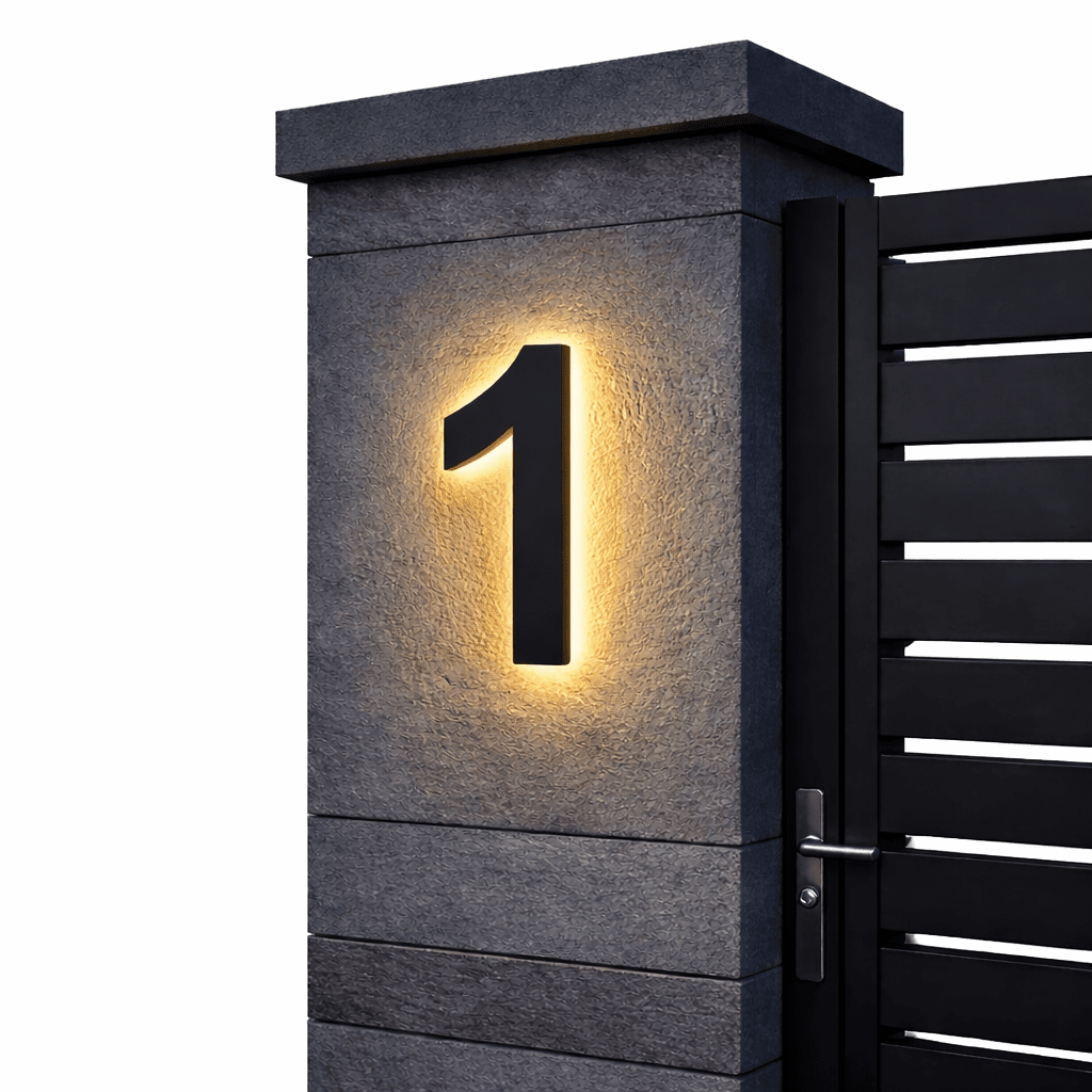 LUMINOUS NUMBER – Custom LED Address Signs for Stylish Homes