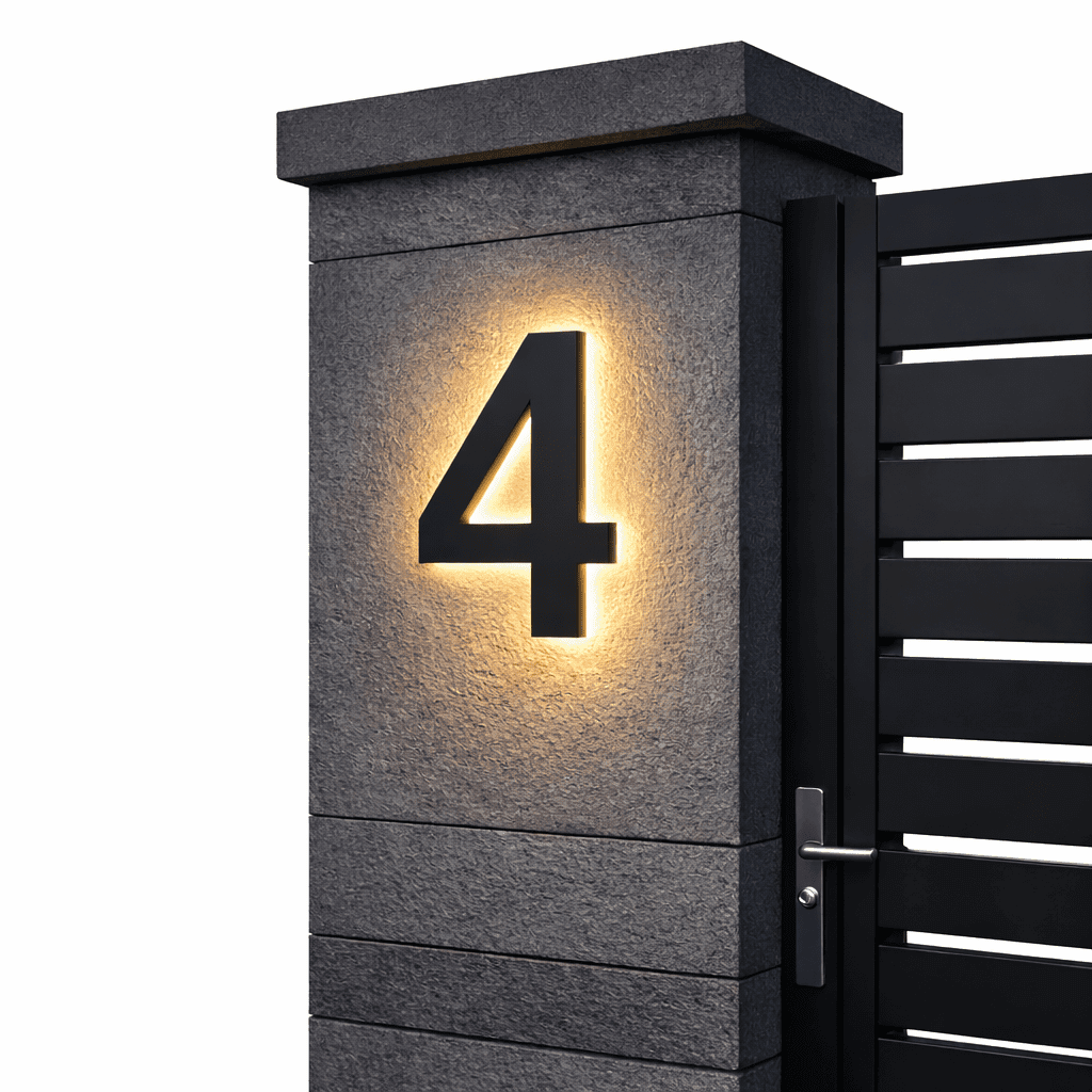 LUMINOUS NUMBER – Custom LED Address Signs for Stylish Homes