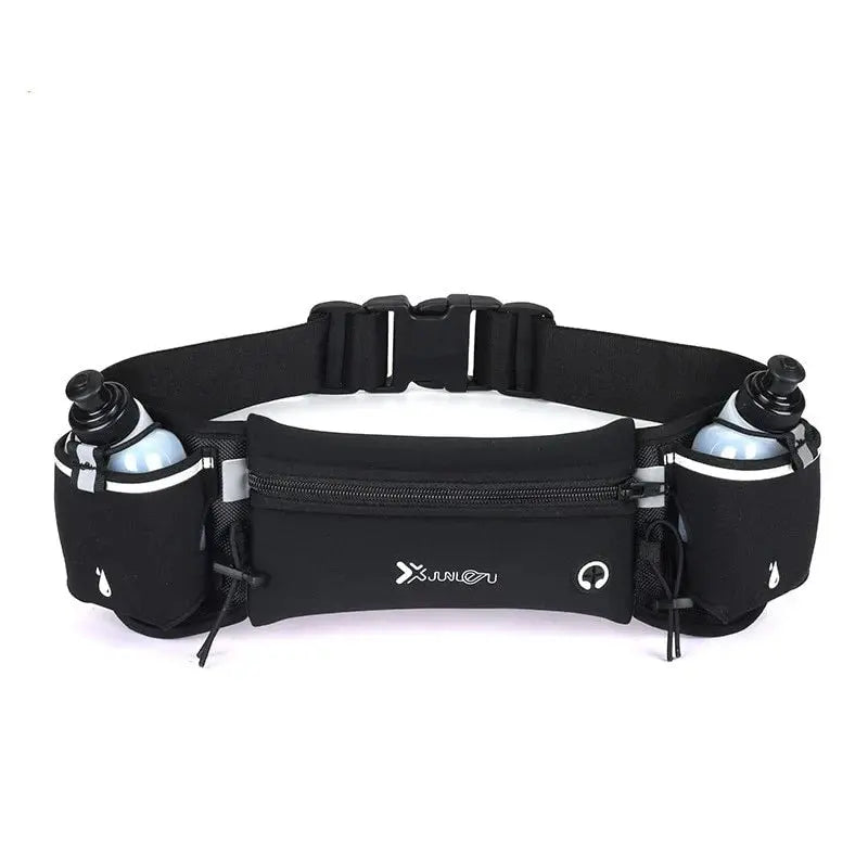 Hands-Free Hip Bag with Water Bottles for Running