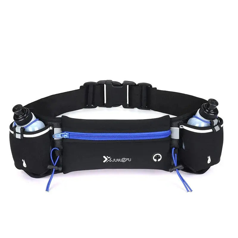 Hands-Free Hip Bag with Water Bottles for Running